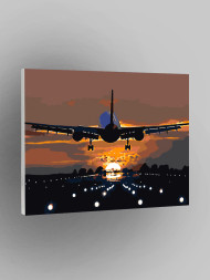 Raqamlar bo&#039;yicha rasm &quot;Qo&#039;nish yo&#039;laki&quot;