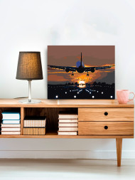 Raqamlar bo&#039;yicha rasm &quot;Qo&#039;nish yo&#039;laki&quot;