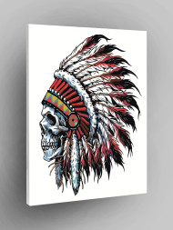 Картина по номерам &amp;quot;Череп индийца&amp;quot;