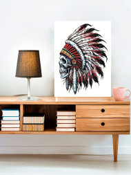 Картина по номерам &amp;quot;Череп индийца&amp;quot;