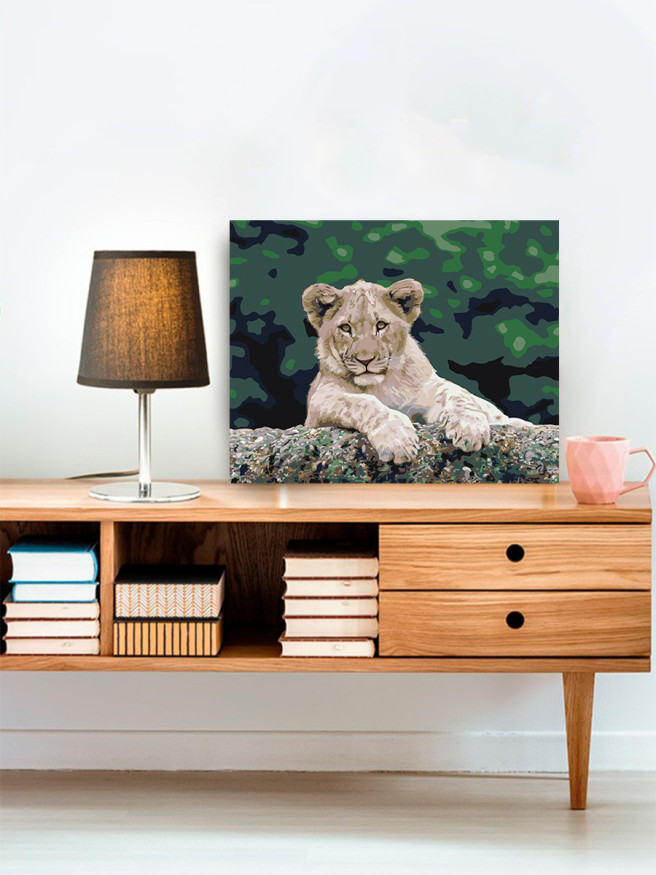 Raqamlar bo&amp;#039;yicha rasm &amp;quot;Arslon bolasi&amp;quot;