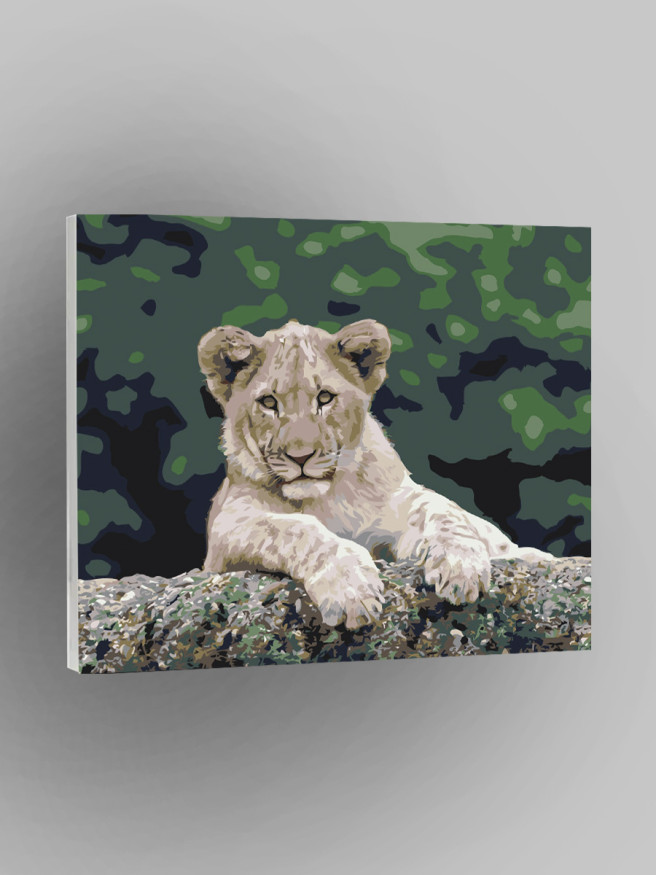 Raqamlar bo&amp;#039;yicha rasm &amp;quot;Arslon bolasi&amp;quot;