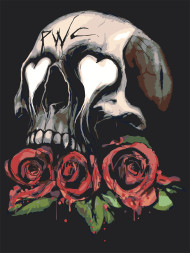 Raqamlar bo&#039;yicha rasm &quot;Gullar bilan bosh suyagi&quot;