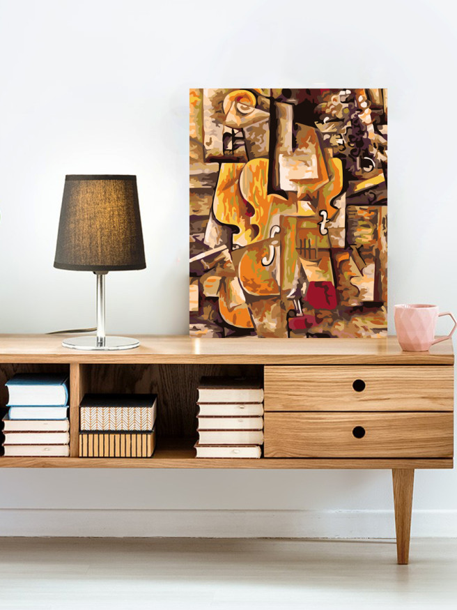 Картина по номерам &amp;quot;Пабло Пикассо - Скрипка и виноград&amp;quot;