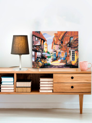 Картина по номерам &amp;quot;Улицы в деревне&amp;quot;