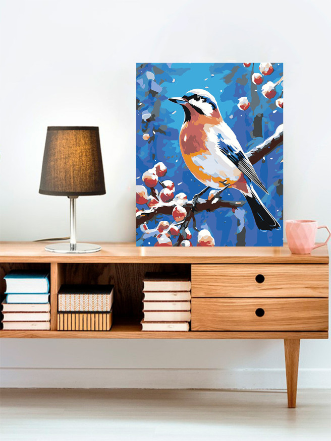 Raqamlar bo&amp;#039;yicha rasm &amp;quot;Chiroyli qush&amp;quot;