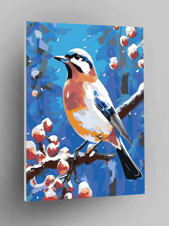 Raqamlar bo&amp;#039;yicha rasm &amp;quot;Chiroyli qush&amp;quot;