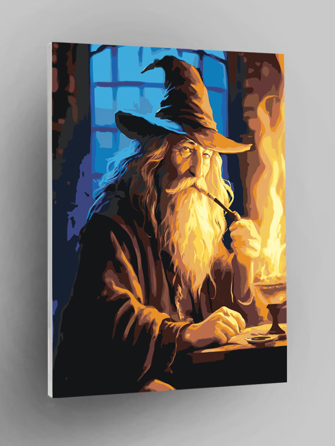 Raqamlar bo&amp;#039;yicha rasm &amp;quot;Kulrang Gandalf&amp;quot;