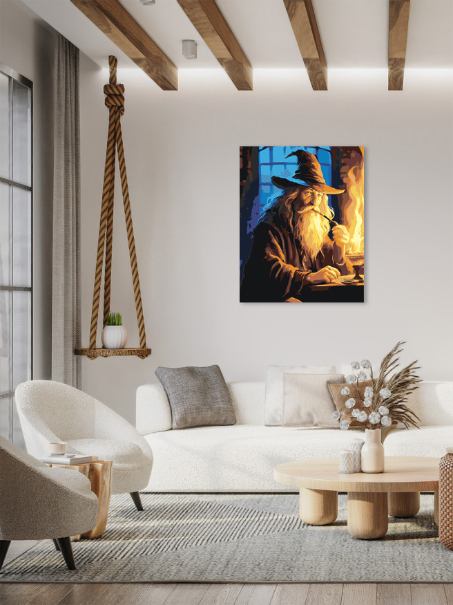 Raqamlar bo&amp;#039;yicha rasm &amp;quot;Kulrang Gandalf&amp;quot;