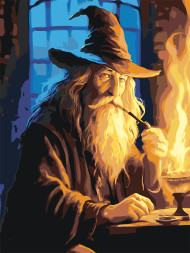 Raqamlar bo&#039;yicha rasm &quot;Kulrang Gandalf&quot;