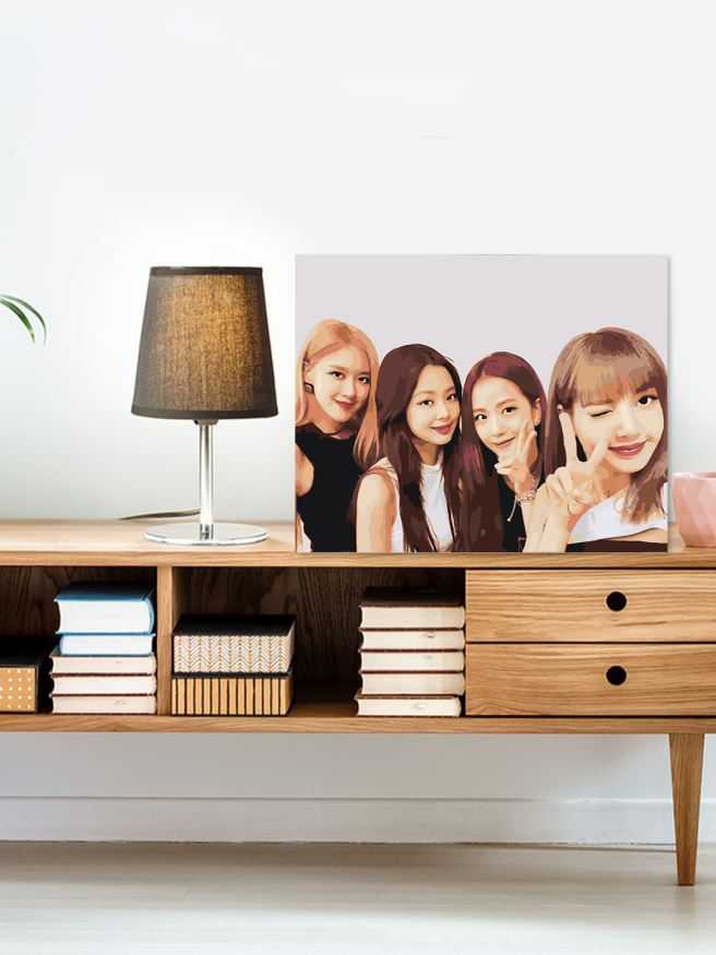 Картина по номерам &amp;quot;BLACKPINK&amp;quot;