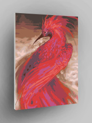 Raqamlar bo&#039;yicha rasm &quot;Olovli tovusli&quot;