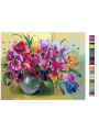 Картина по номерам &amp;quot;Пёстрые цветы&amp;quot;