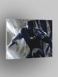 Картина по номерам &amp;quot;Чёрная Пантера&amp;quot;