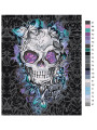 Картина по номерам &amp;quot;Череп с бабочкой&amp;quot;