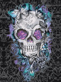Картина по номерам &amp;quot;Череп с бабочкой&amp;quot;