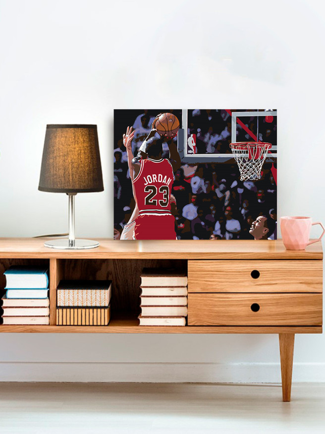 Картина по номерам &amp;quot;Баскетболист Майкл Джордан&amp;quot;
