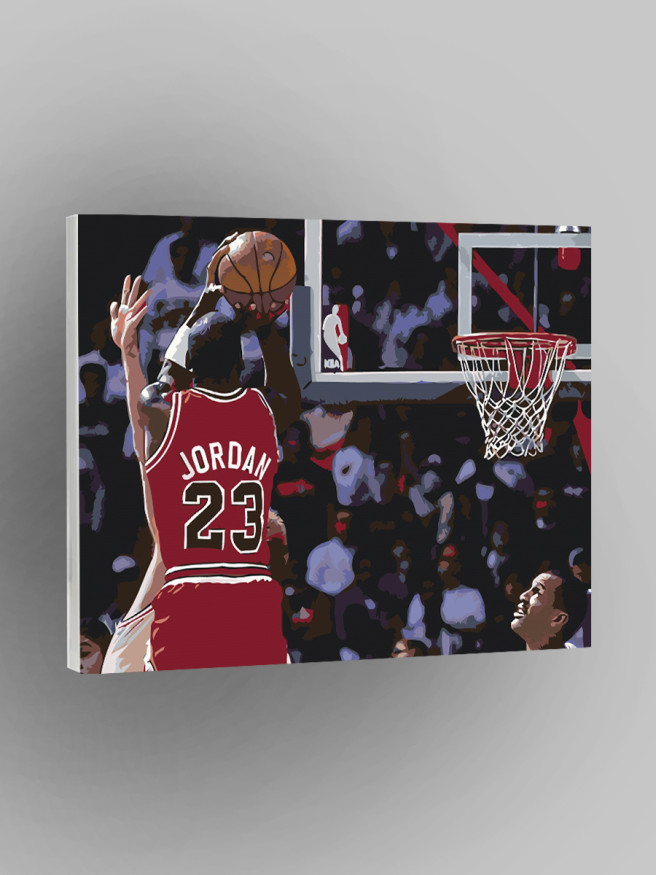 Картина по номерам &amp;quot;Баскетболист Майкл Джордан&amp;quot;