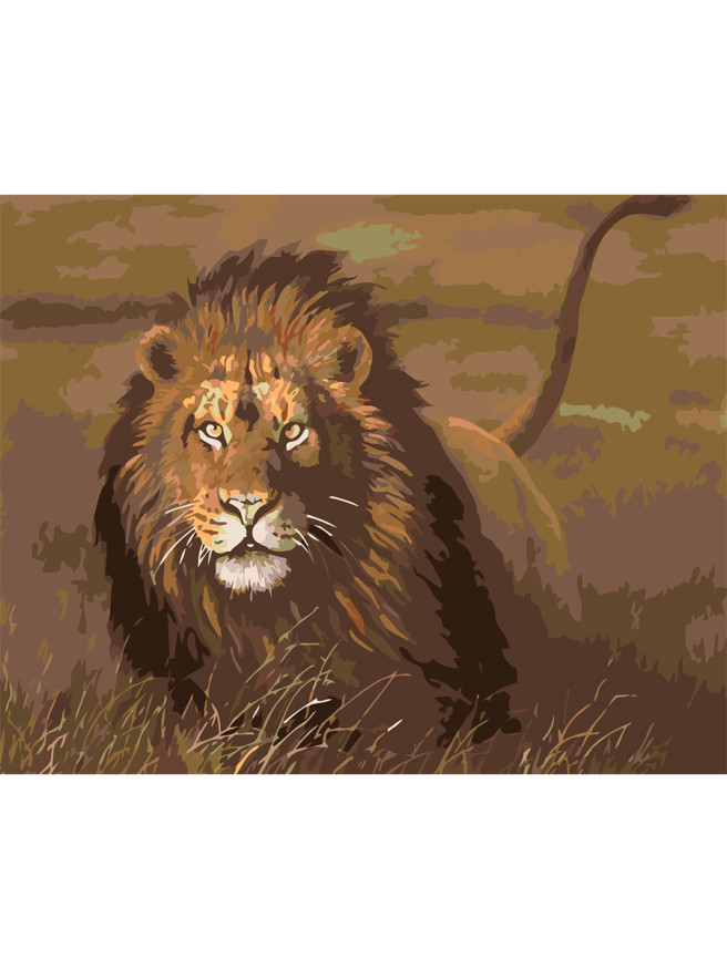 Raqamlar bo&amp;#039;yicha rasm &amp;quot;Tabiatdagi sher&amp;quot;