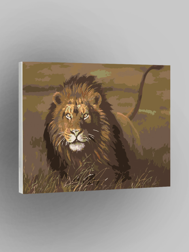 Raqamlar bo&amp;#039;yicha rasm &amp;quot;Tabiatdagi sher&amp;quot;