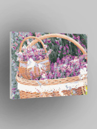 Картина по номерам &amp;quot;Корзина цветов &amp;quot;