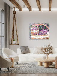 Картина по номерам &amp;quot;Корзина цветов &amp;quot;