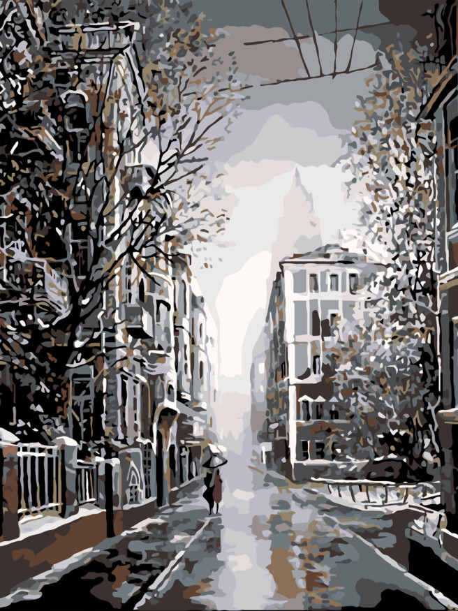 Raqamlar bo&amp;#039;yicha rasm &amp;quot;Yoqimsiz kun&amp;quot;