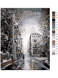 Картина по номерам &amp;quot;Хмурый день&amp;quot;