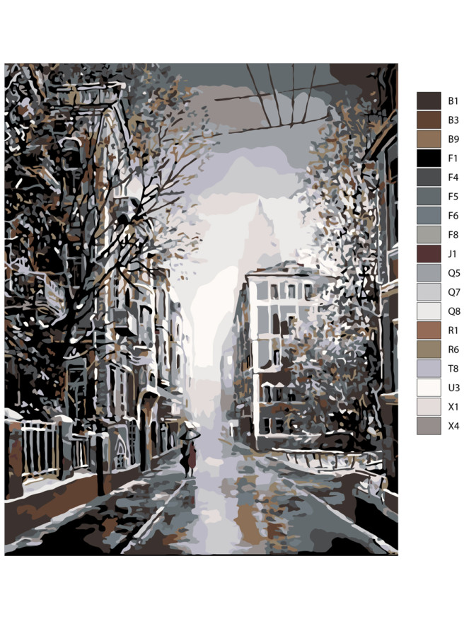 Raqamlar bo&amp;#039;yicha rasm &amp;quot;Yoqimsiz kun&amp;quot;