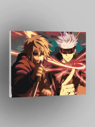 Картина по номерам &amp;quot;Сатору Годзё&amp;quot;