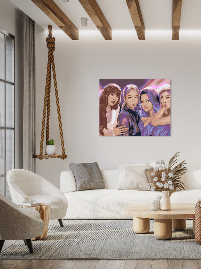 Raqamlar bo‘yicha rasm &amp;quot;BLACKPINK. Binafsha uslub&amp;quot;