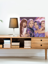 Raqamlar bo‘yicha rasm "BLACKPINK. Binafsha uslub"
