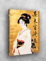 Постер на холсте &amp;quot;Гейша на золотом фоне&amp;quot;