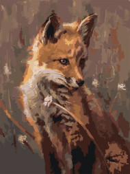 Картина по номерам "Хитрая лиса"