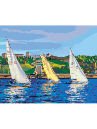 Картина по номерам &amp;quot;Яхты&amp;quot;