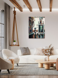 Raqamlar bo&#039;yicha rasm &quot;Yomg&#039;ir tagidagi juftlik&quot;