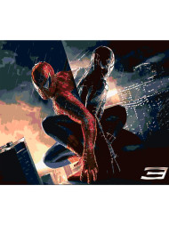 Raqamlar bo&#039;yicha rasm &quot;Qora o&#039;rgimchak odam&quot;