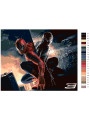 Картина по номерам &amp;quot;Чёрный человек паук&amp;quot;