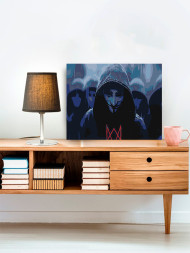 Картина по номерам &amp;quot;Человек в маске&amp;quot;