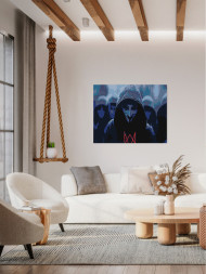 Картина по номерам &amp;quot;Человек в маске&amp;quot;