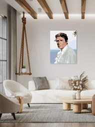 Картина по номерам &amp;quot;Мужчина в белой рубашке&amp;quot;