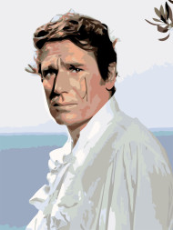 Картина по номерам &amp;quot;Мужчина в белой рубашке&amp;quot;