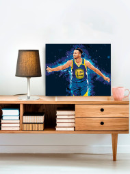 Картина по номерам &amp;quot;Баскетболист Стефен Карри&amp;quot;