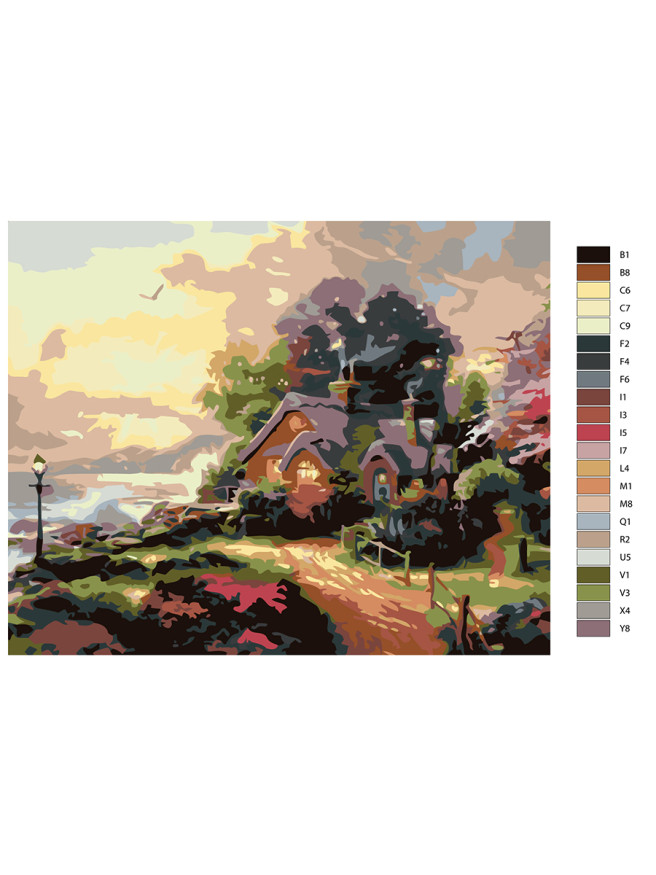 Raqamlar bo&amp;#039;yicha rasm &amp;quot;Tabiatdagi kulba&amp;quot;