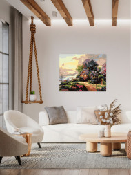 Raqamlar bo&#039;yicha rasm &quot;Tabiatdagi kulba&quot;