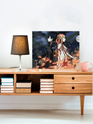 Картина по номерам &amp;quot;Мастера меча - Кирито и Асуна&amp;quot;