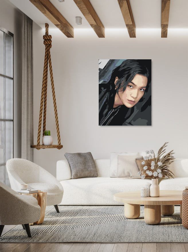 Картина по номерам &amp;quot;BTS Сюга&amp;quot;