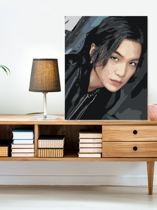 Картина по номерам &amp;quot;BTS Сюга&amp;quot;