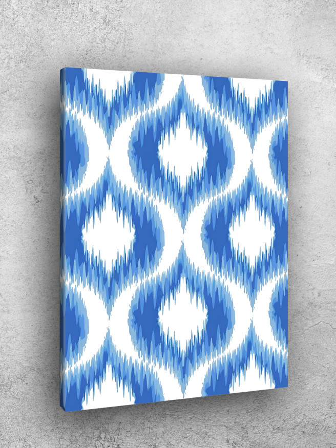 Holstga bosilgan poster &amp;quot;Ko‘k sharqona naqsh&amp;quot;