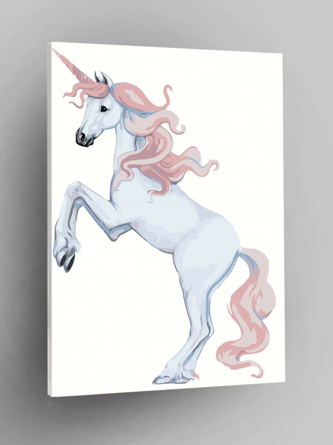 Raqamlar bo&amp;#039;yicha rasm &amp;quot;Pushti yeleli pony&amp;quot;